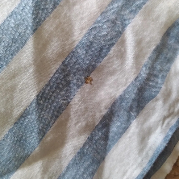 J Jill Love Linen Blue & White Striped Sleeveless dress, size Medium Petite - Picture 8 of 8